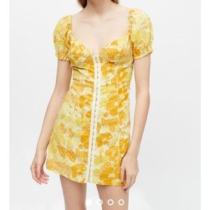 Urban Outfitters Britney Hook & Eye Mini Dress